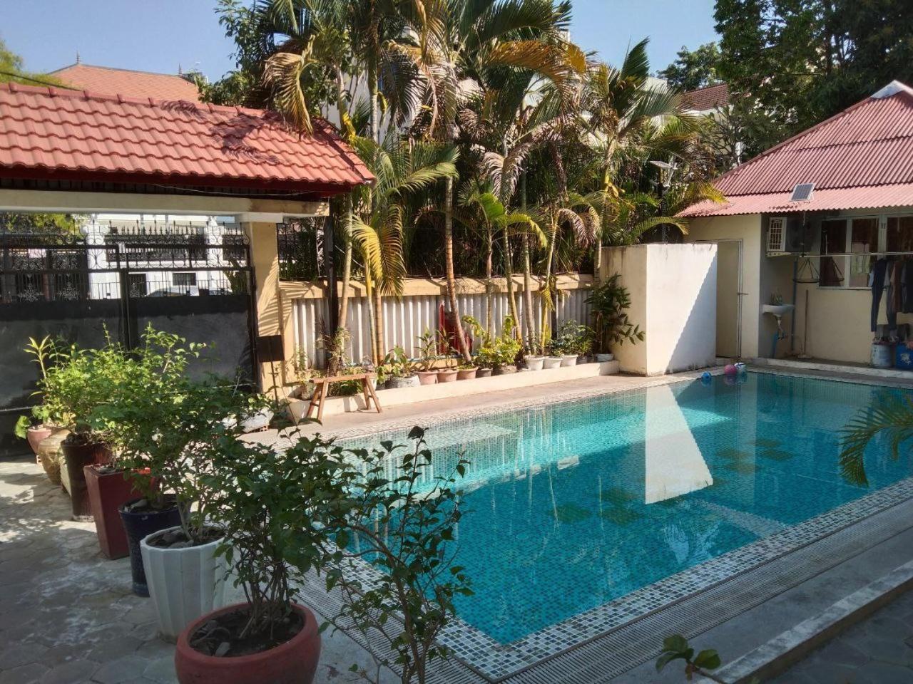 Room 7 - Studio In A Villa 5Mn Walk From The Royal Palace With Swimming Pool 金边 外观 照片